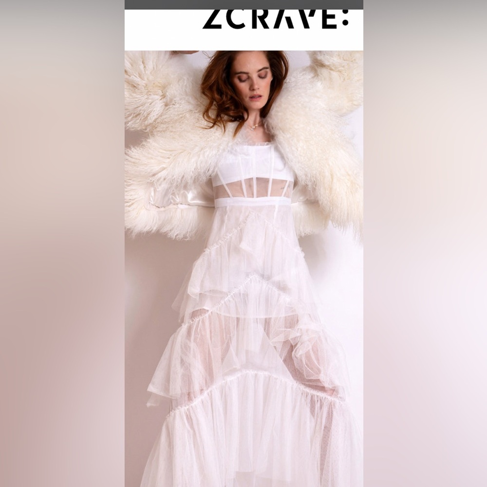 Z-Crave Corset Tulle Gown Size M